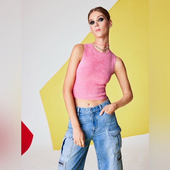 Alice and Olivia Amity Crop Top Size L - Picture 6 of 13